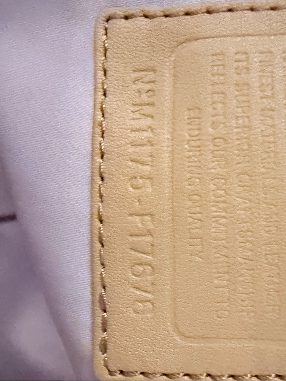 Coach Cream Sateen Signature Tote - Picture 9 of 9